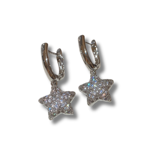 Sparkly Star Earrings