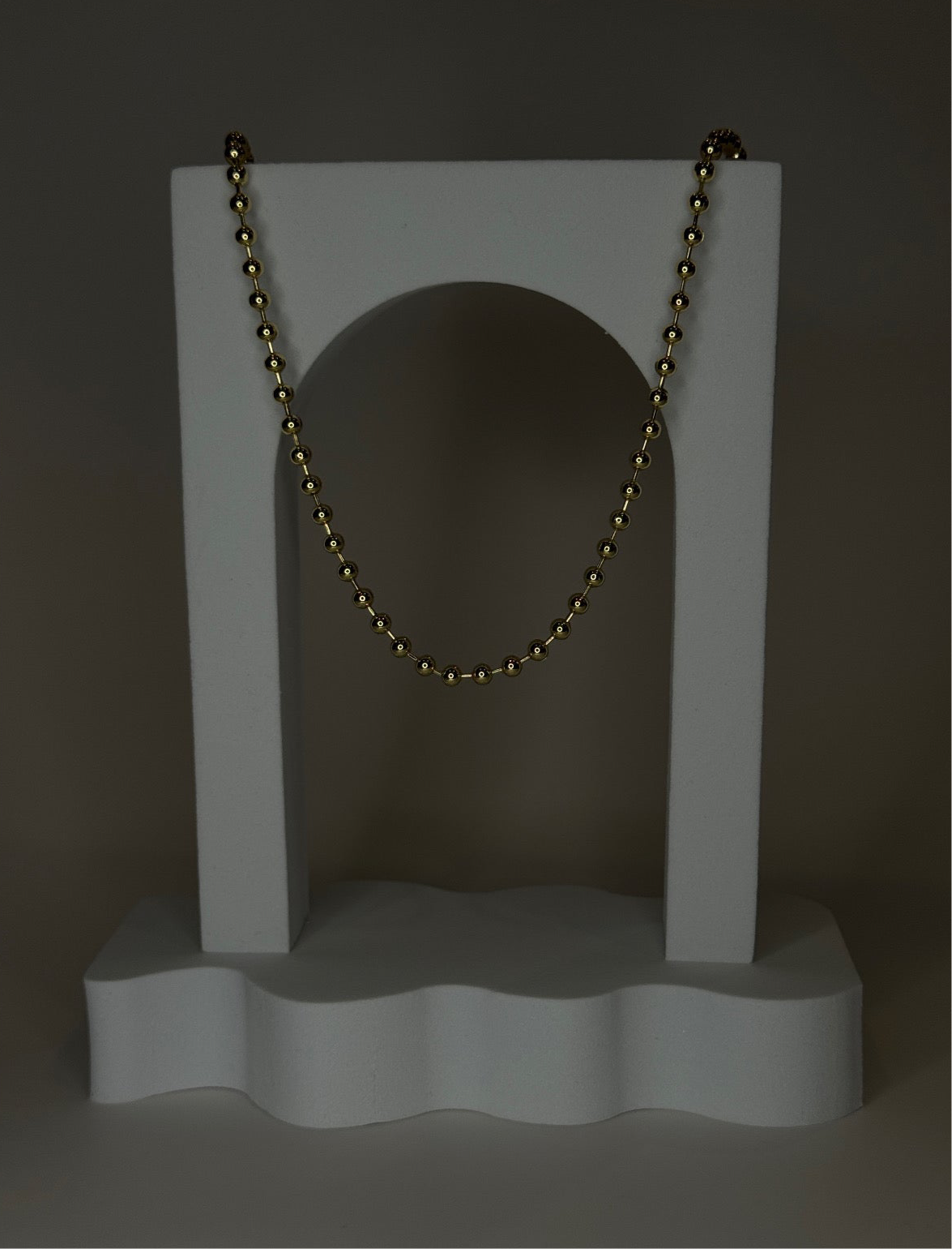 Gold Staple Necklace