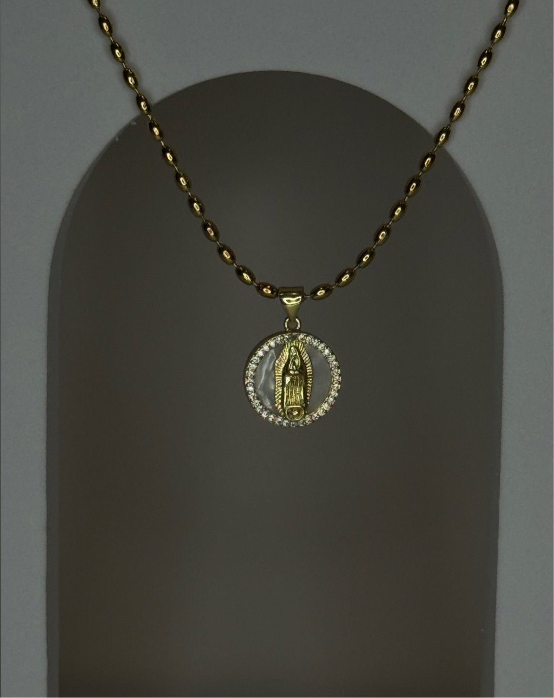 Virgen Mary Necklace