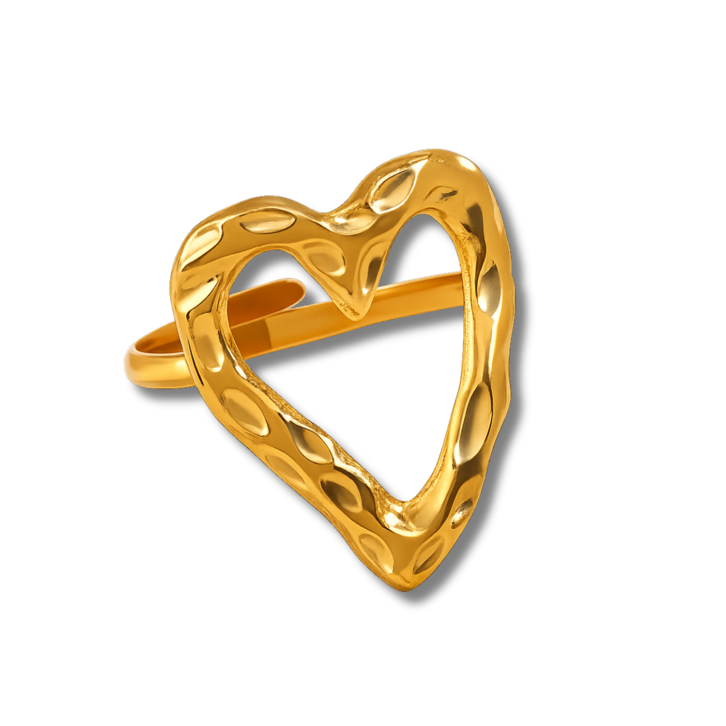 Golden Love Ring
