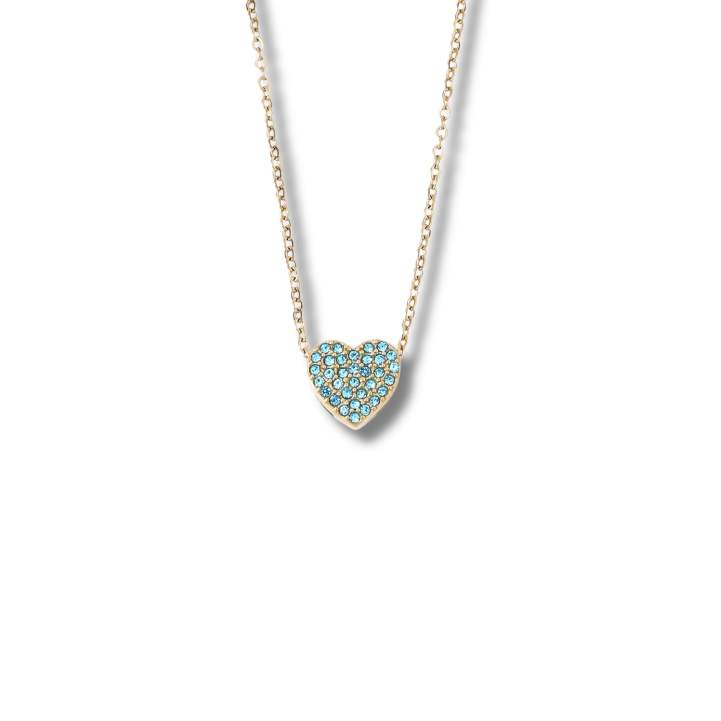 Heart Rhinestone Necklace