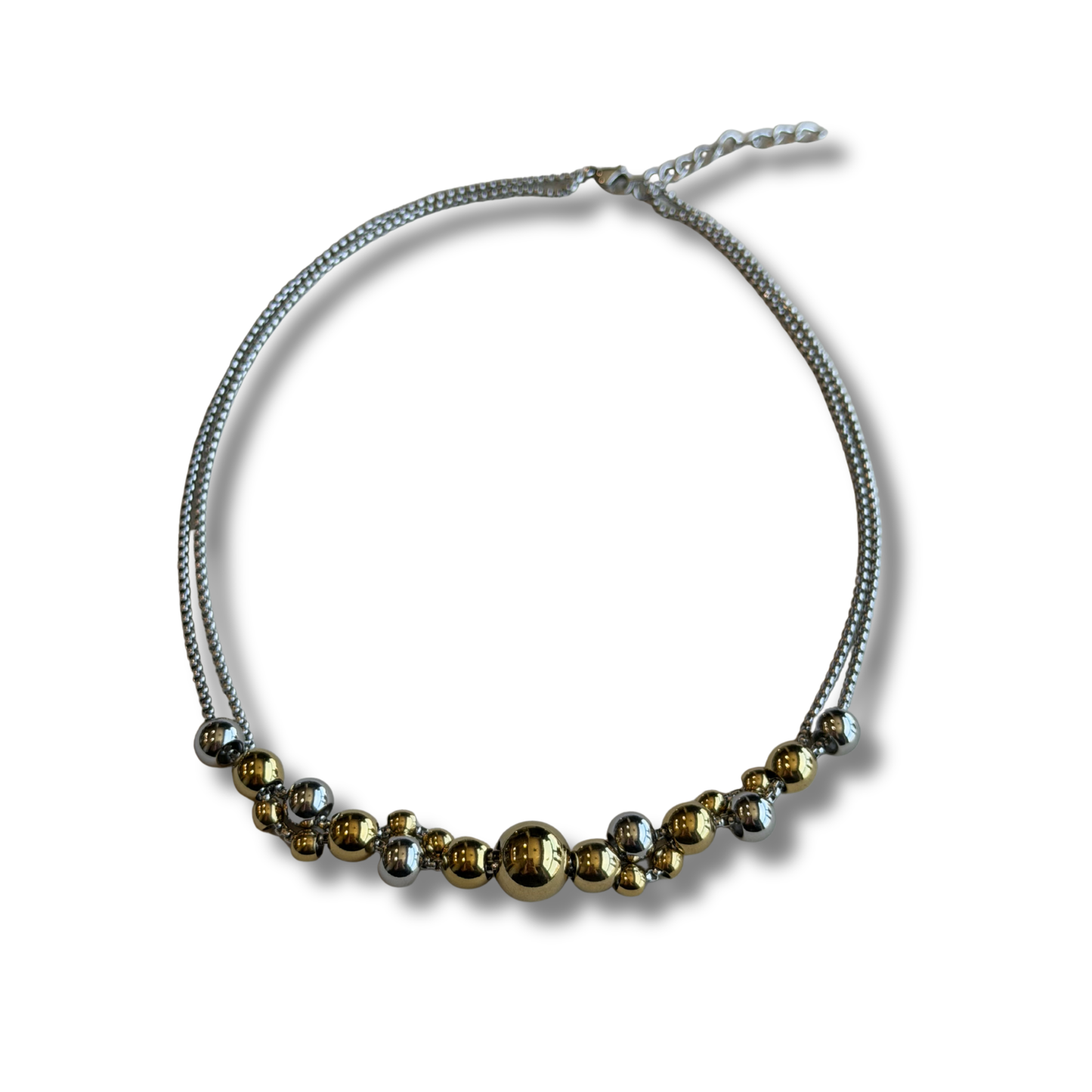 Two Tone Bead Necklace