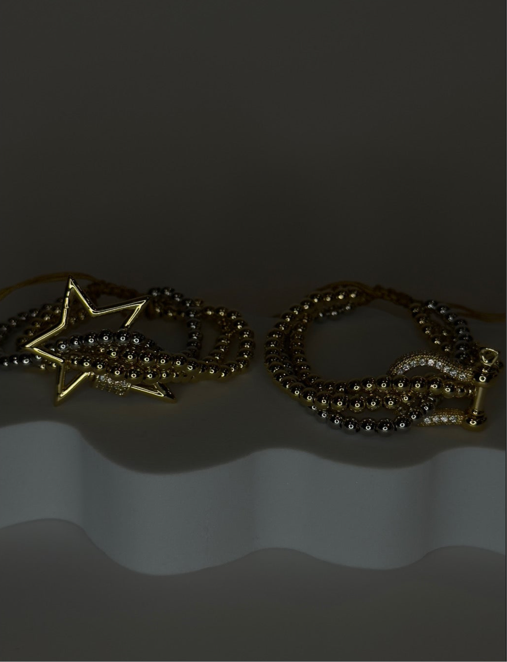 Sparkly Mixed Metals Bracelets