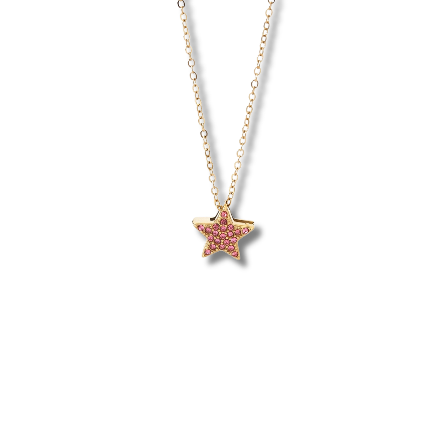 Rhinestone Star Necklace