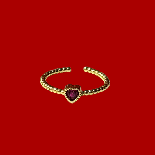 Gold Heart Ring