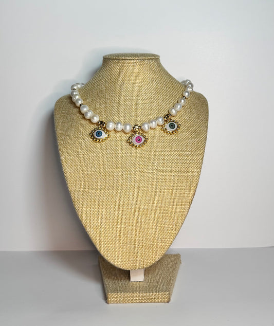 Pearl Eye Necklace