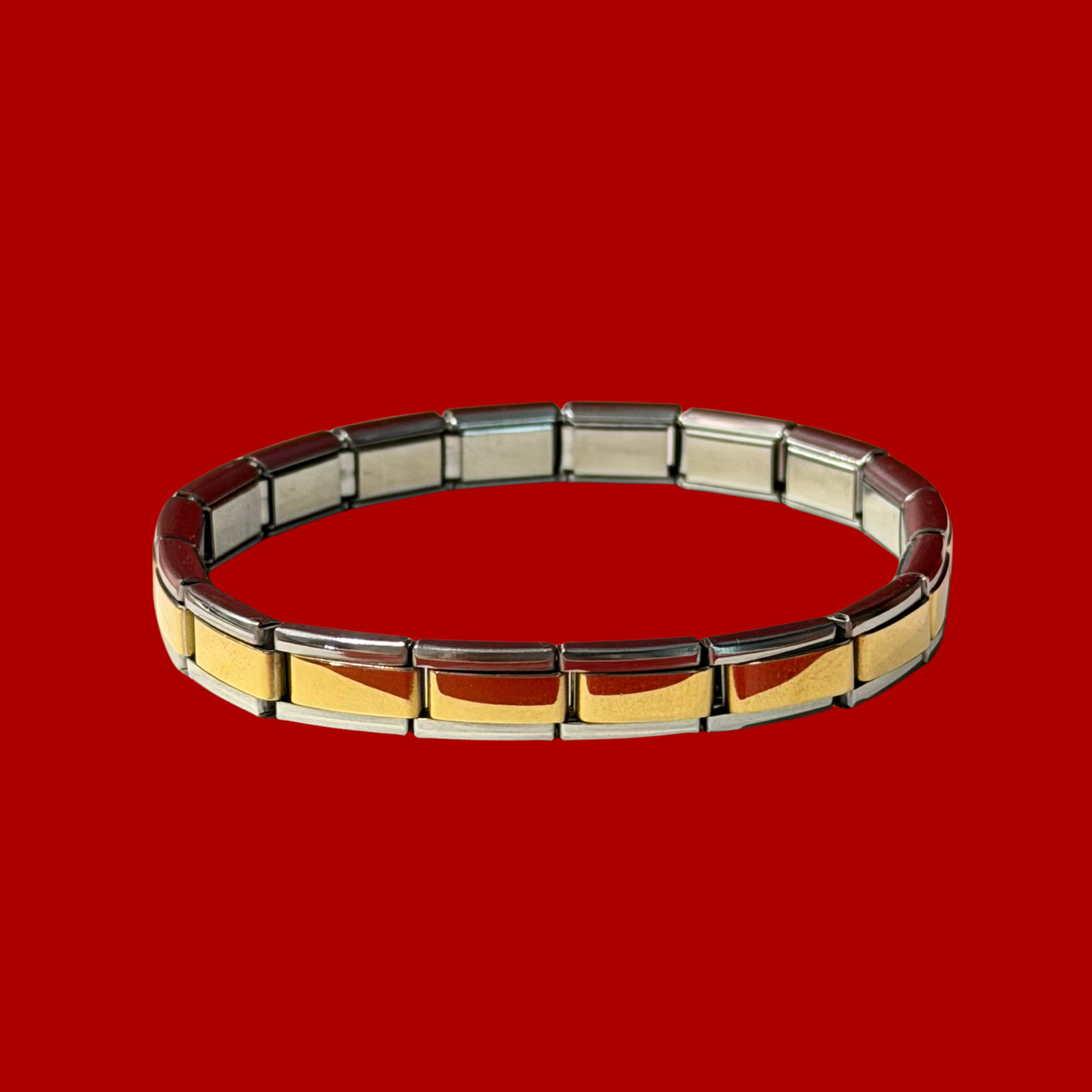 Mixed Metal Italian Bracelet