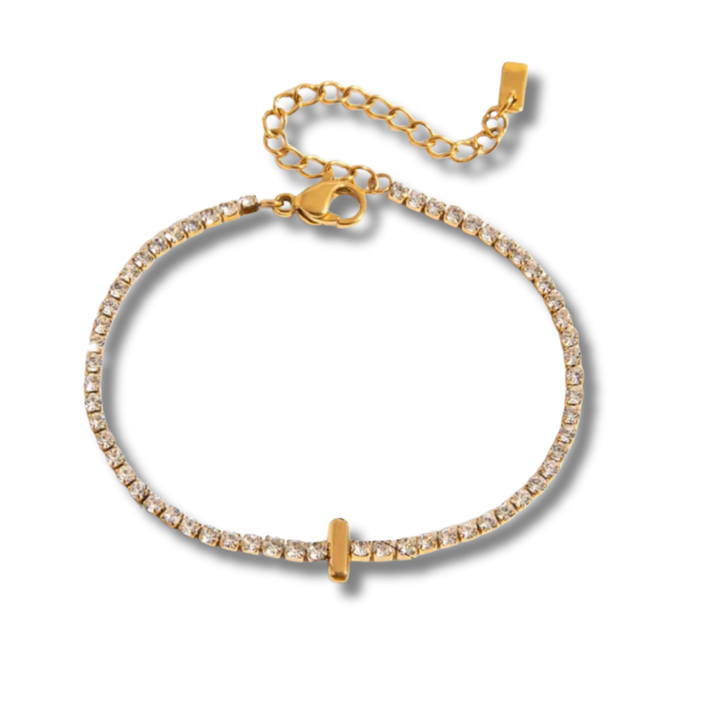 Initial Tennis Bracelet