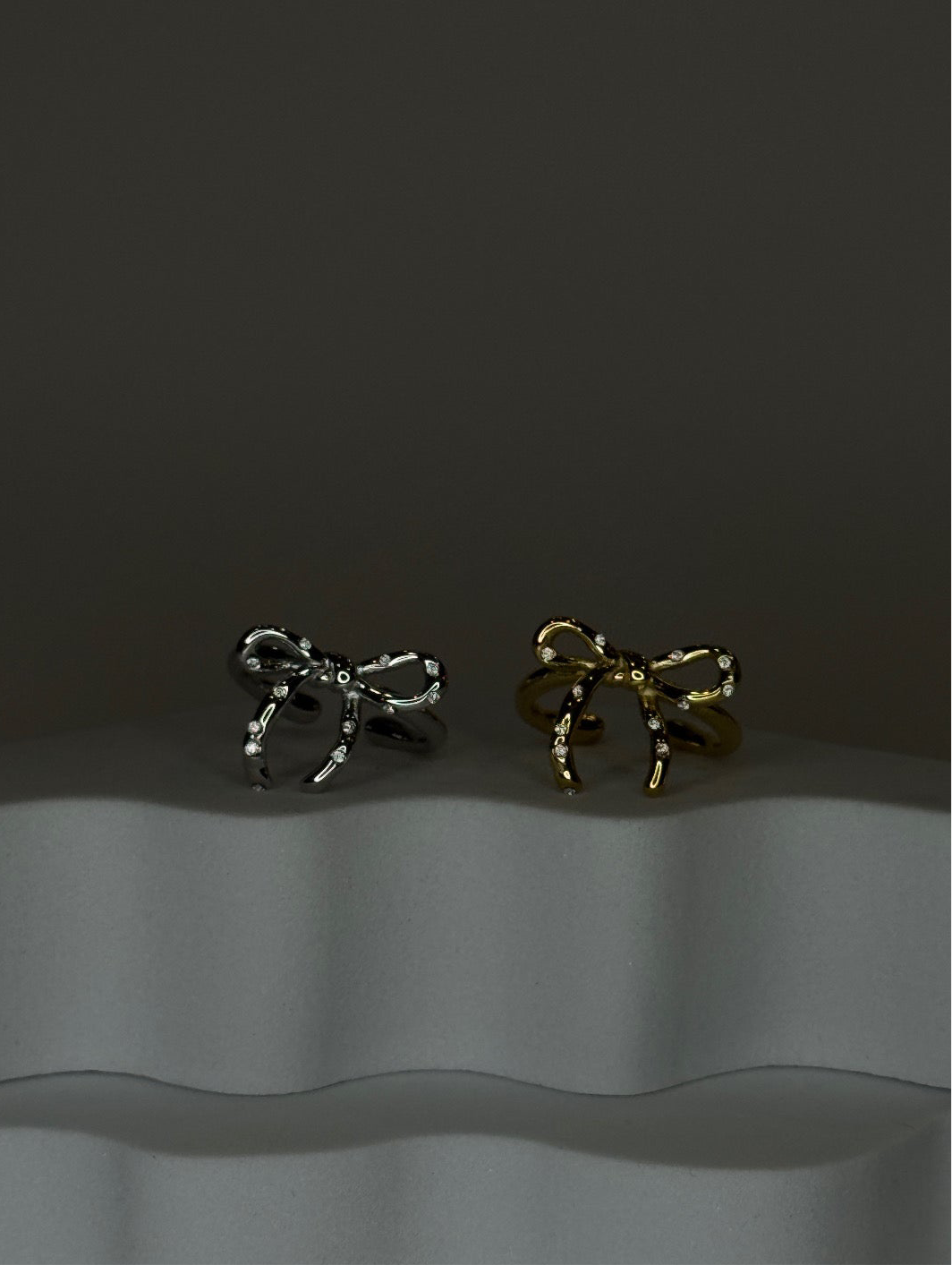 Sparkly Bow Ring