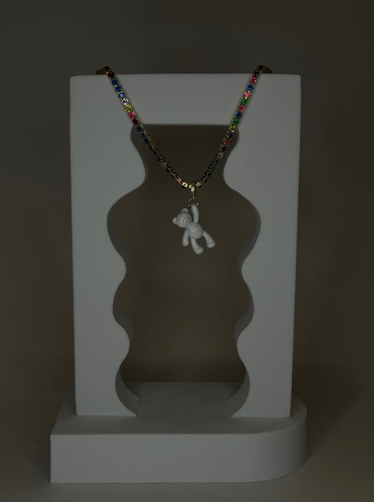Sparkly Bear Necklace