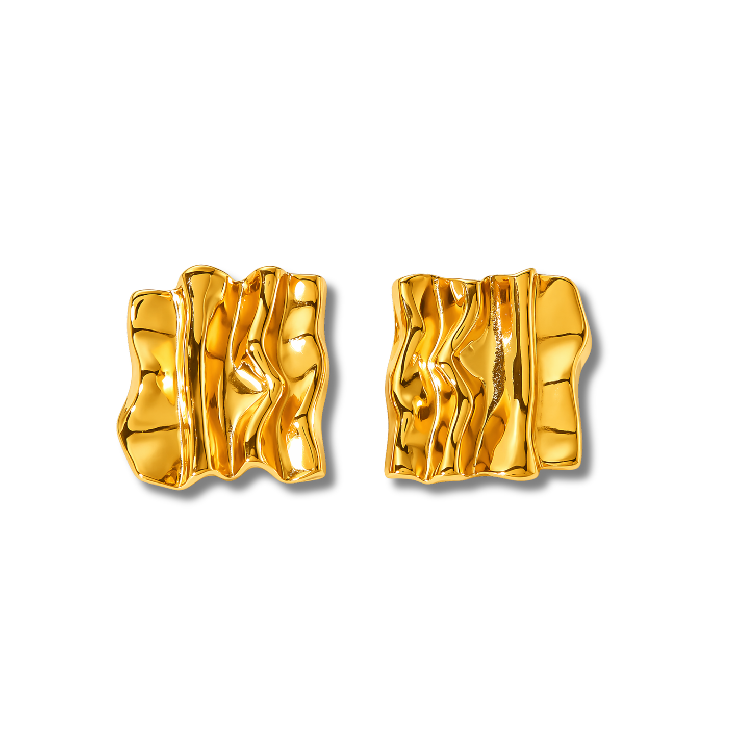 Square Texture Earrings