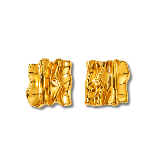 Square Texture Earrings