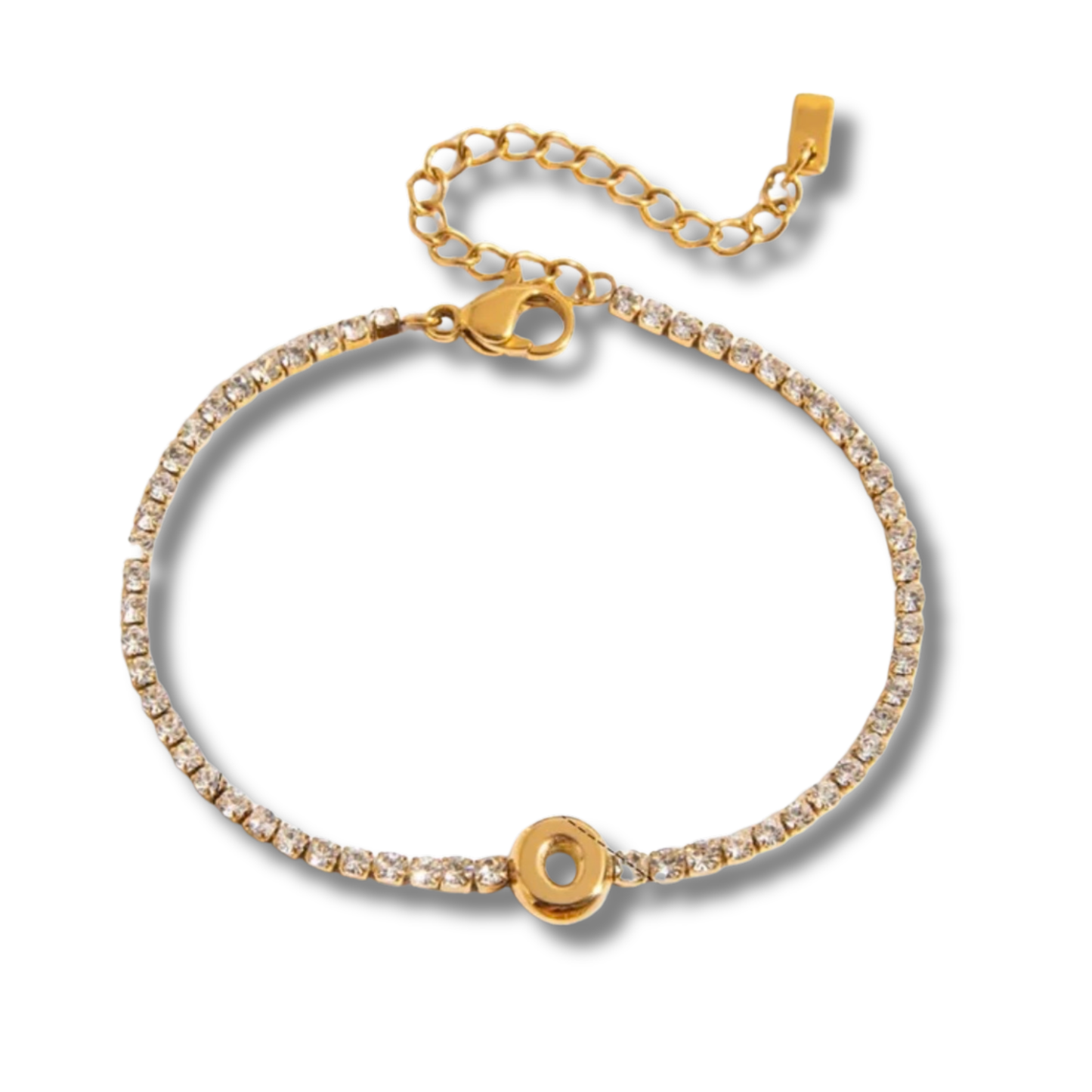 Initial Tennis Bracelet