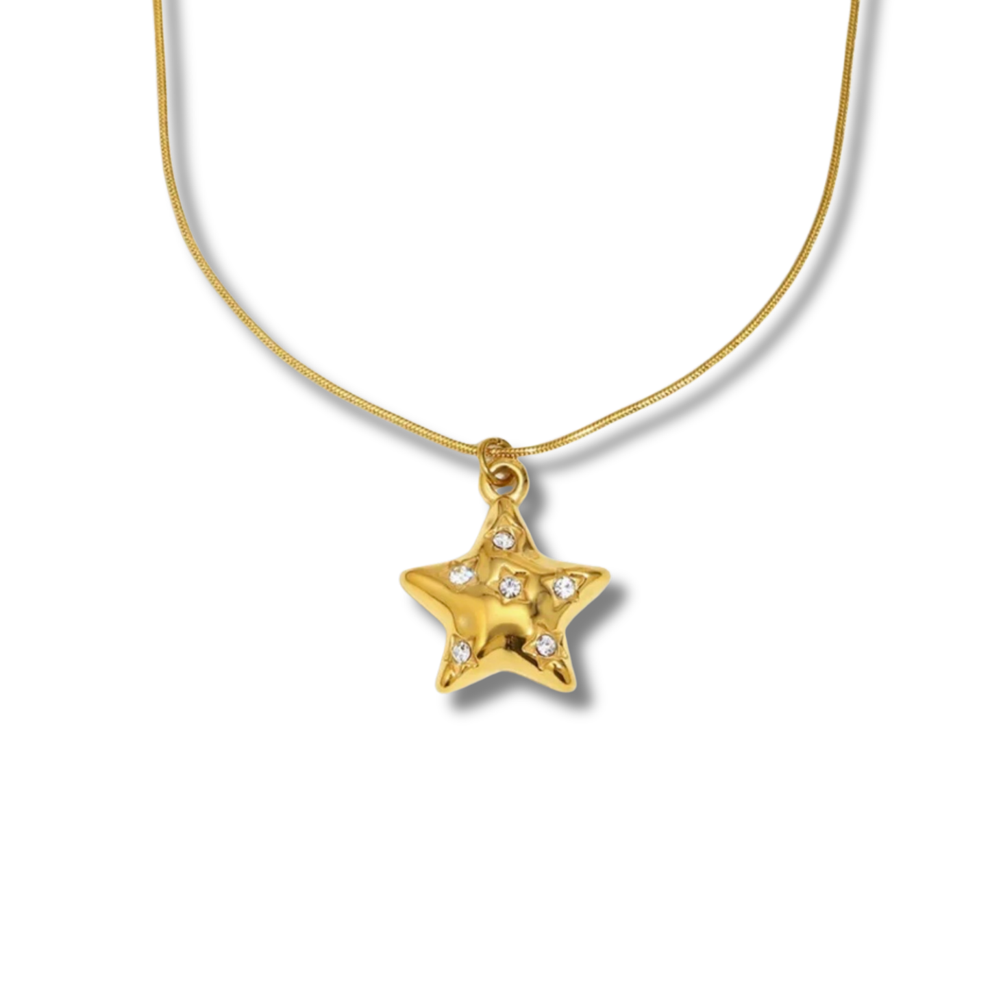 Rhinestone Star Necklace