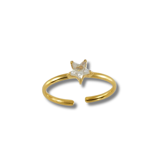 Sparkly Star Ring