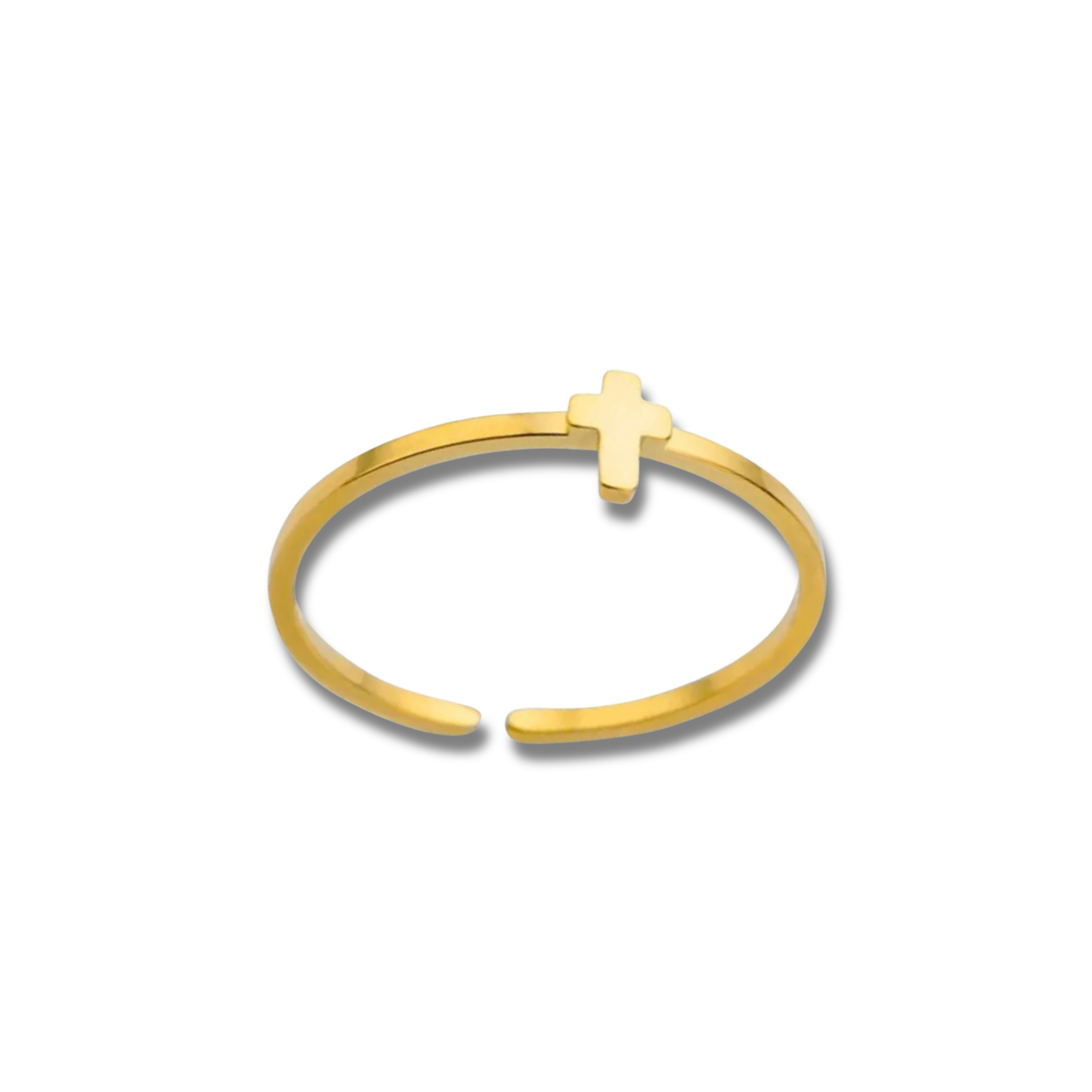 Gold Cross Ring