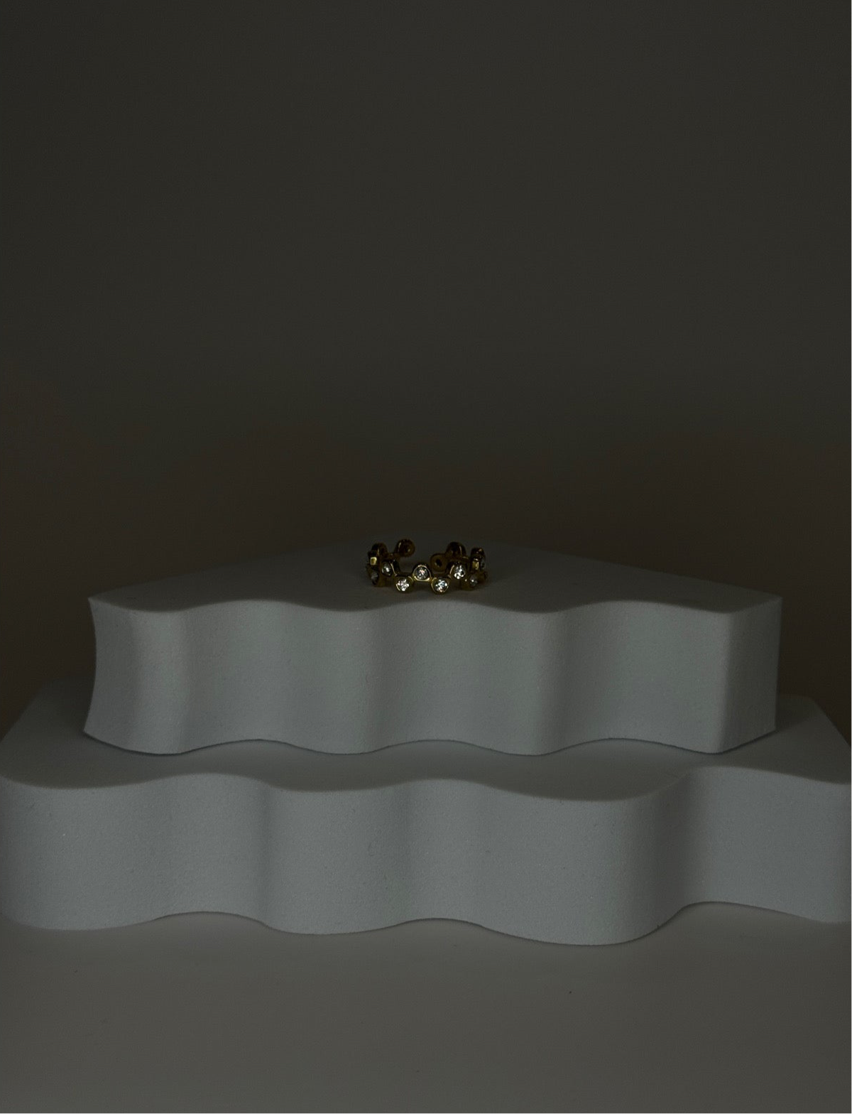 Silver & Gold Sparkly Ring