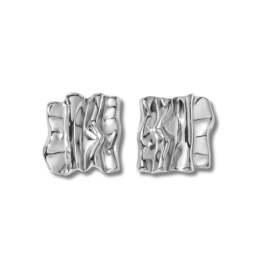Square Texture Earrings