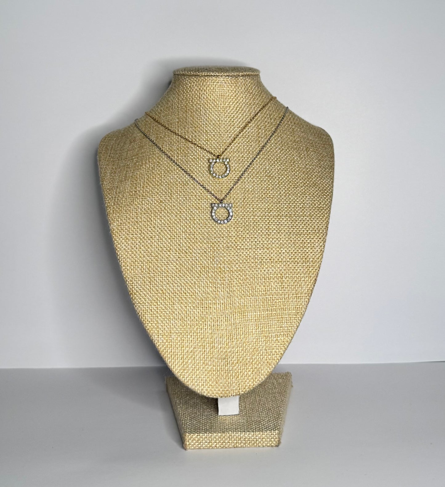 Sparkly Ferragamo Dupe Necklace