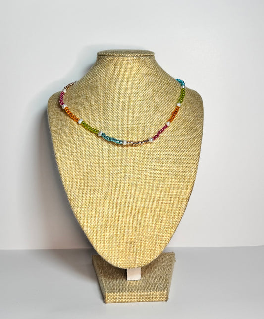 Vibrant Beaded Necklace