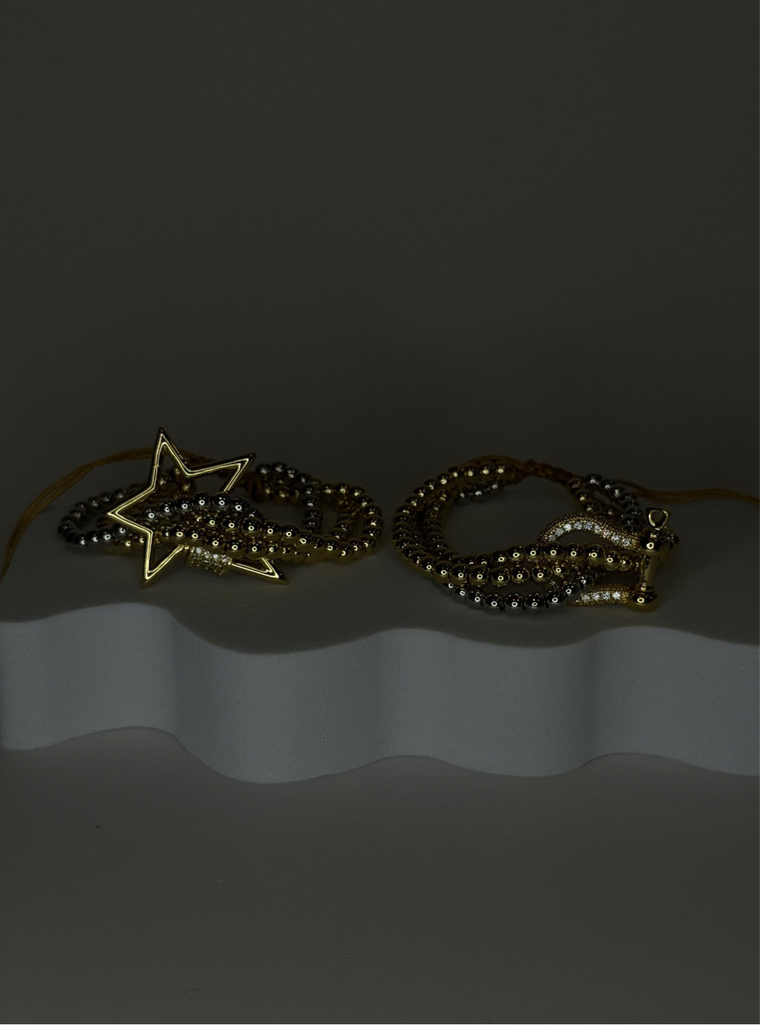 Sparkly Mixed Metals Bracelets