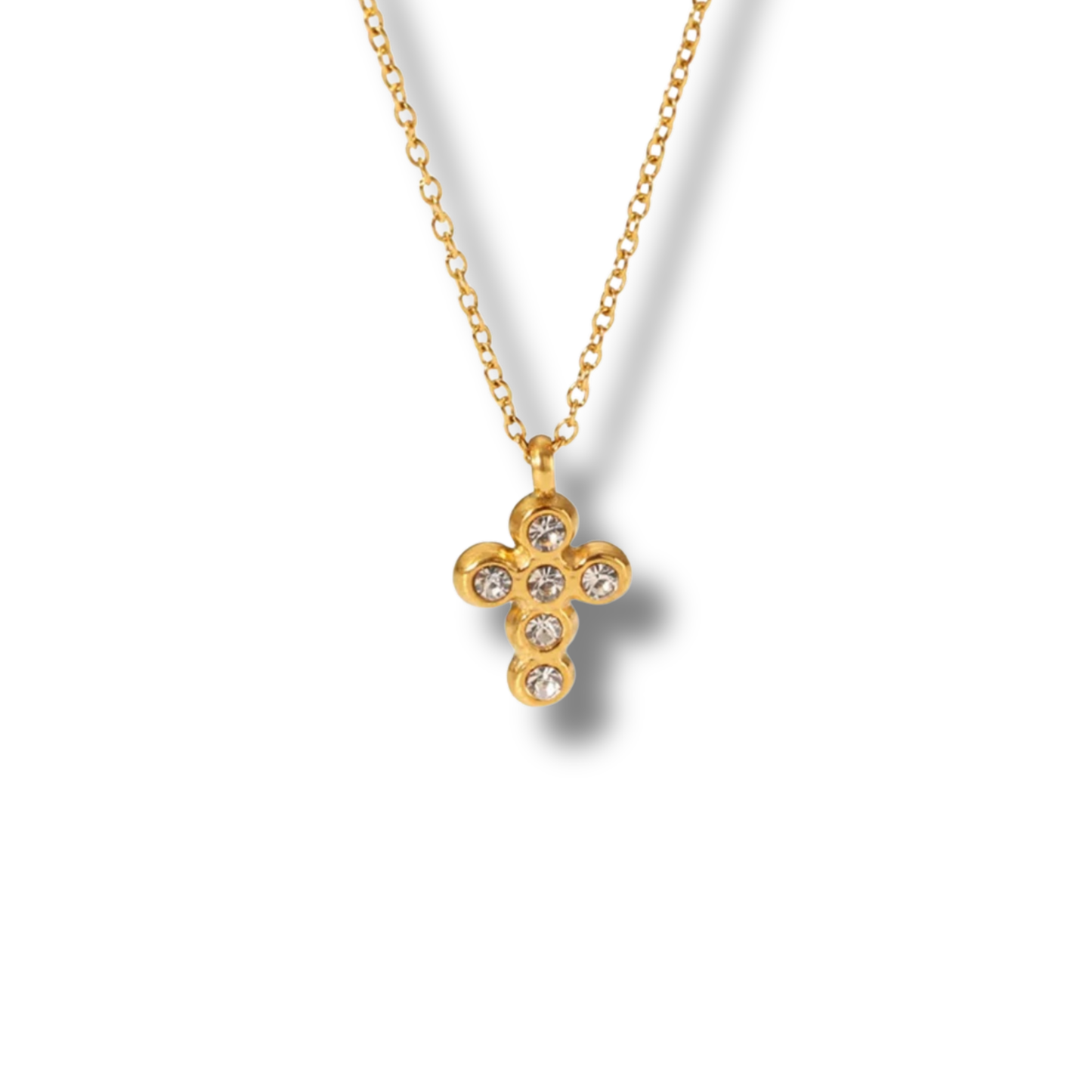 Sparky Small Cross Necklace