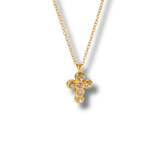 Sparky Small Cross Necklace