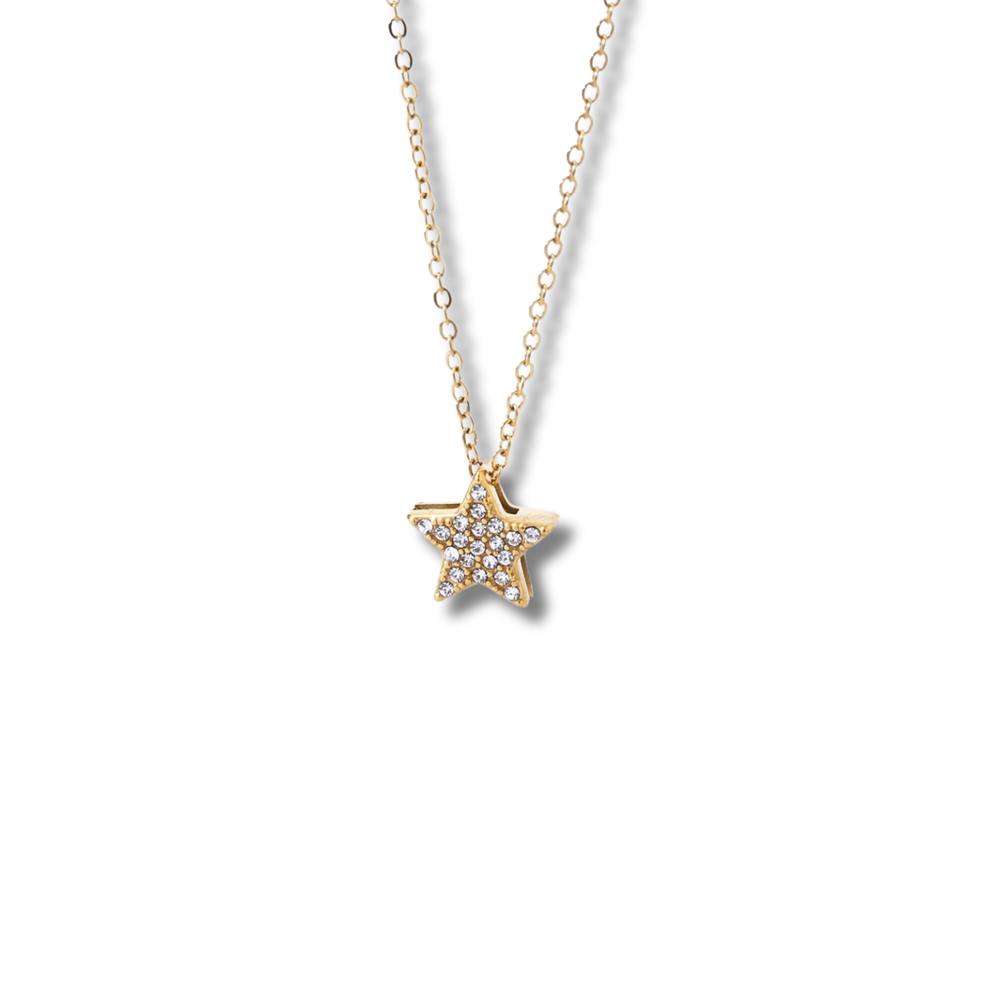 Rhinestone Star Necklace