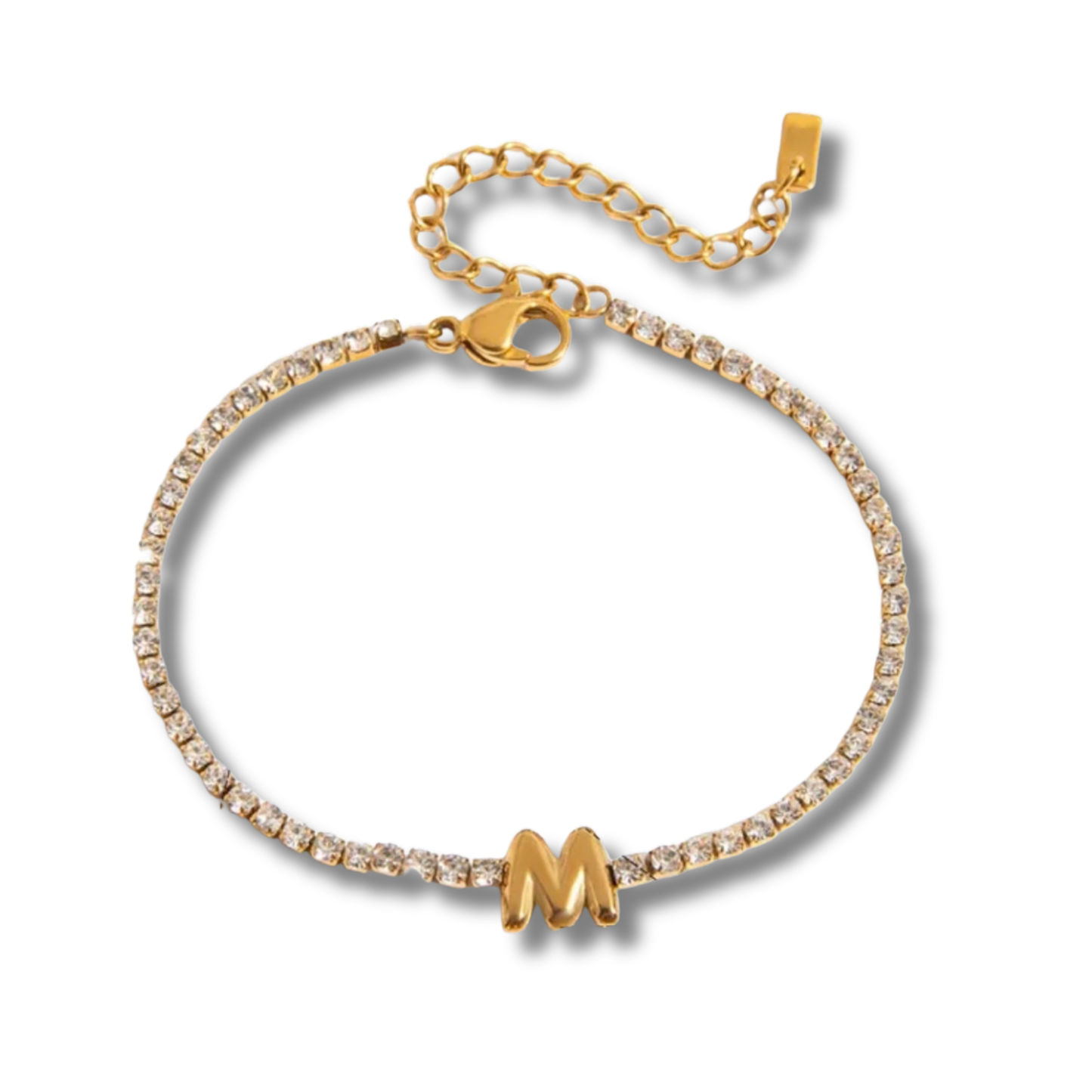Initial Tennis Bracelet
