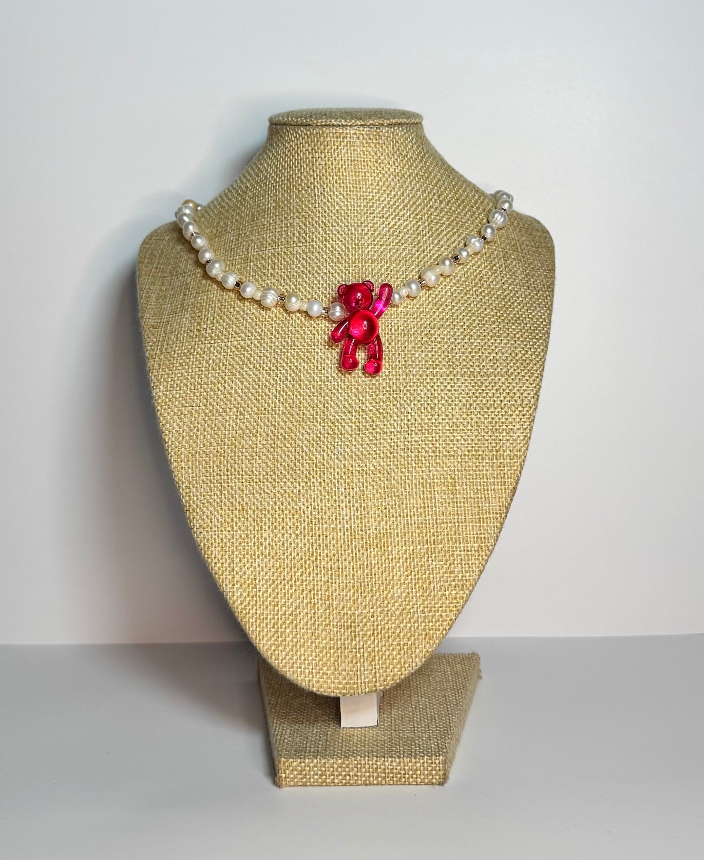 Pearl Bear Necklace