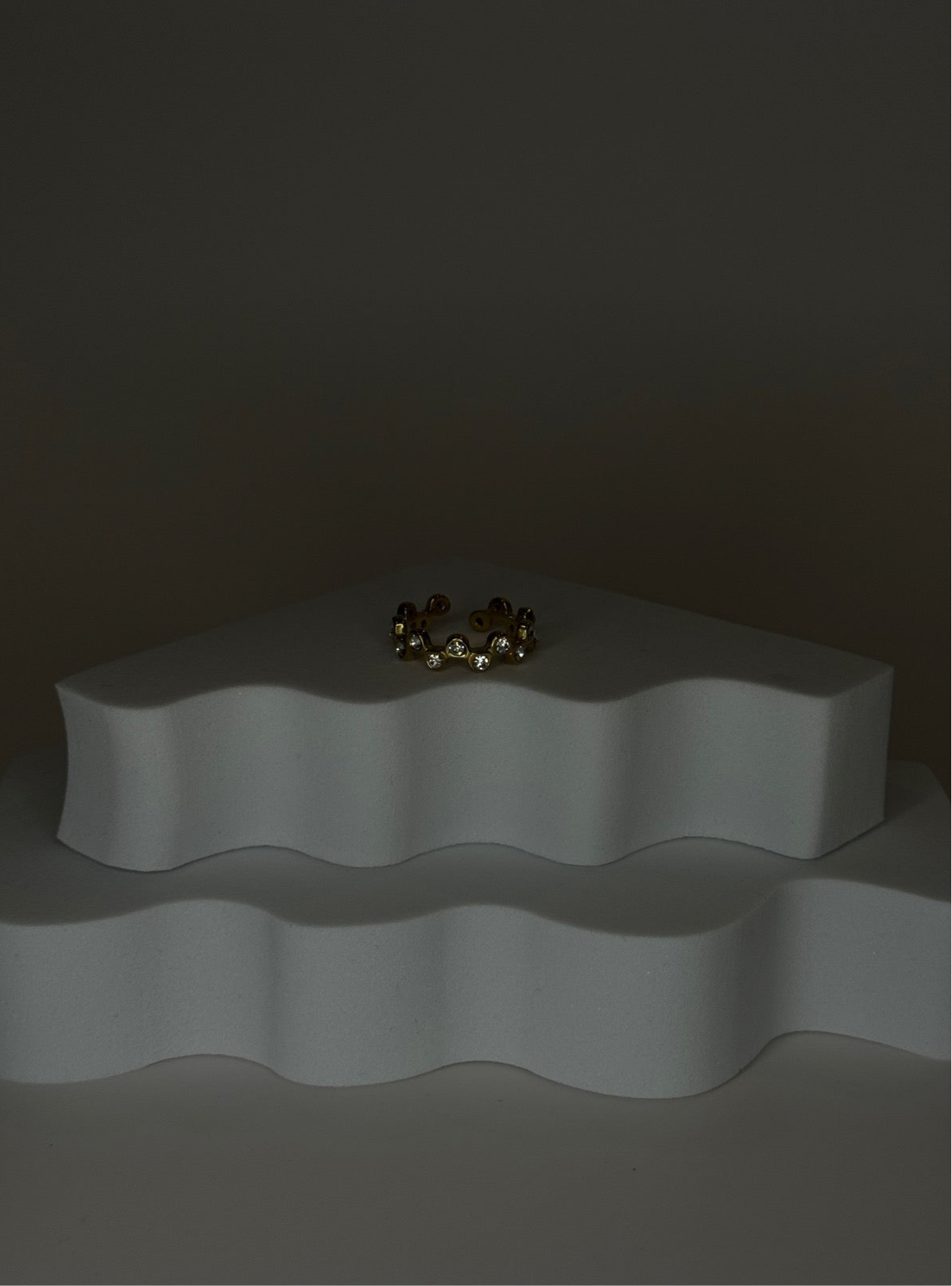 Silver & Gold Sparkly Ring