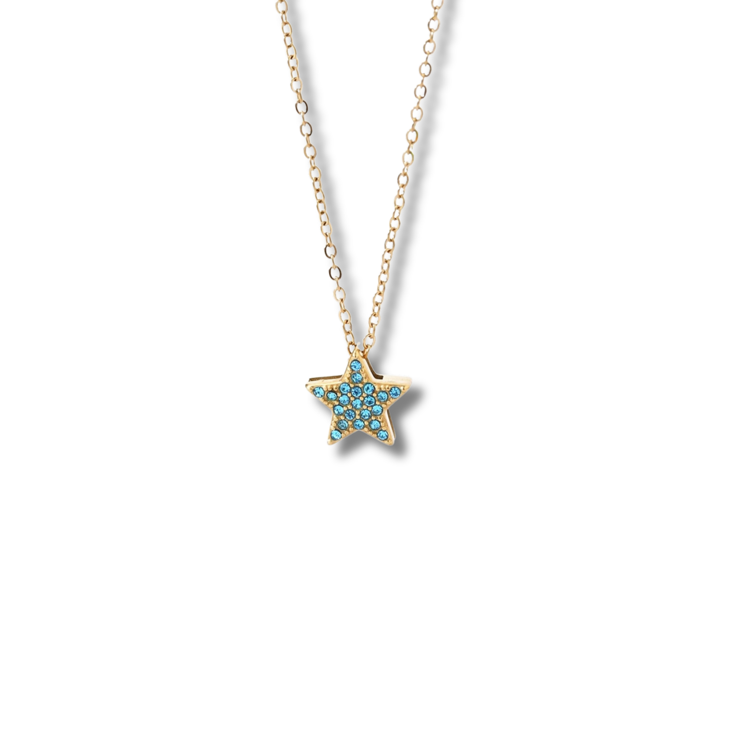 Rhinestone Star Necklace