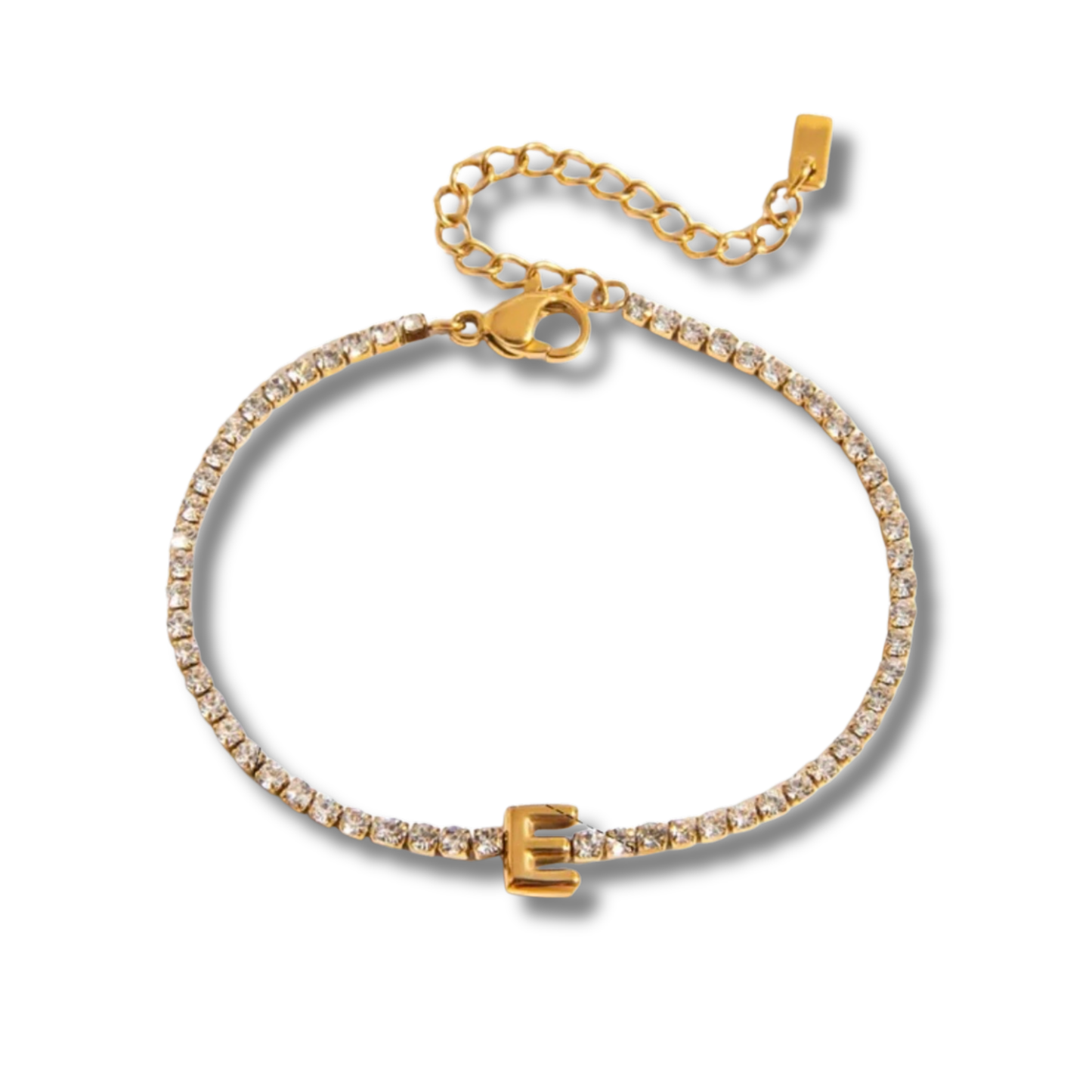 Initial Tennis Bracelet