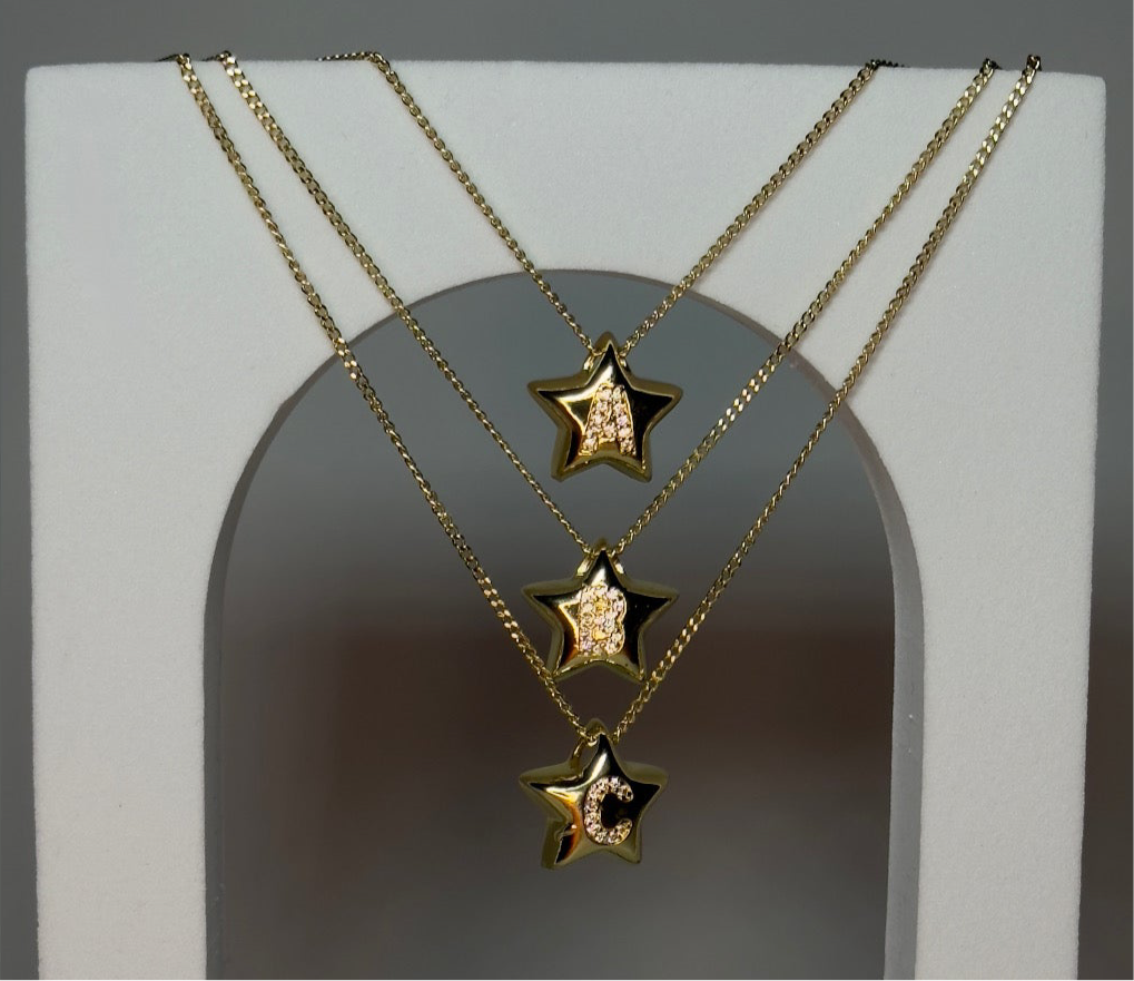 Star Initial Necklace