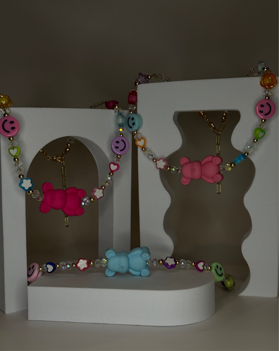 Colorful Bear Necklace