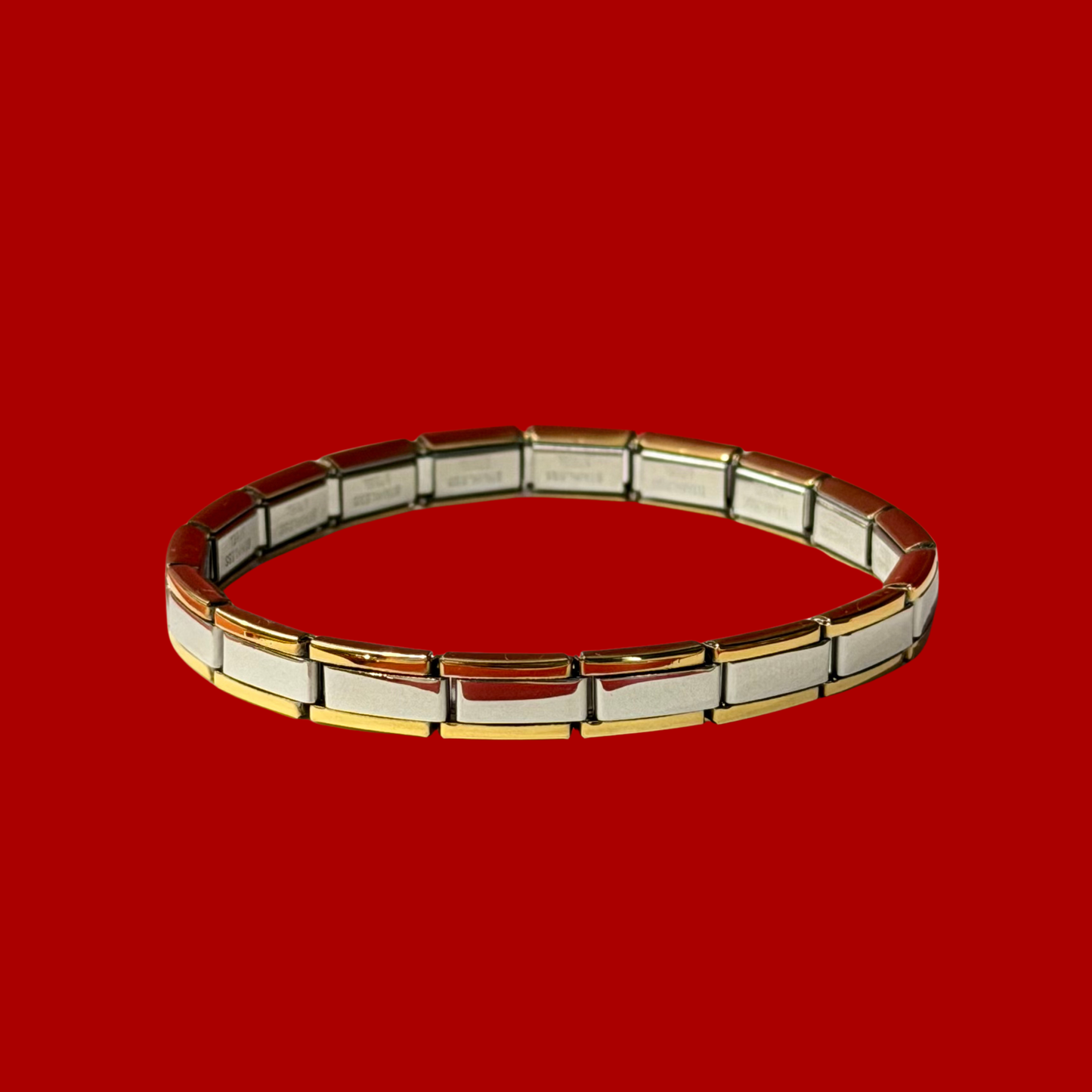 Mixed Metal Italian Bracelet