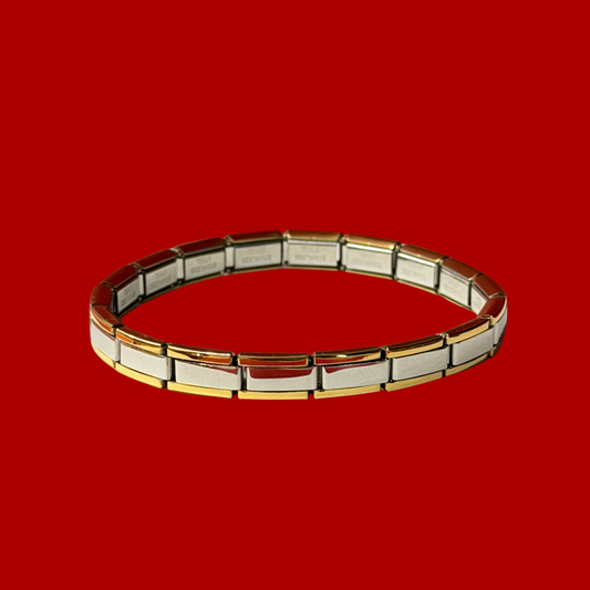 Mixed Metal Italian Bracelet