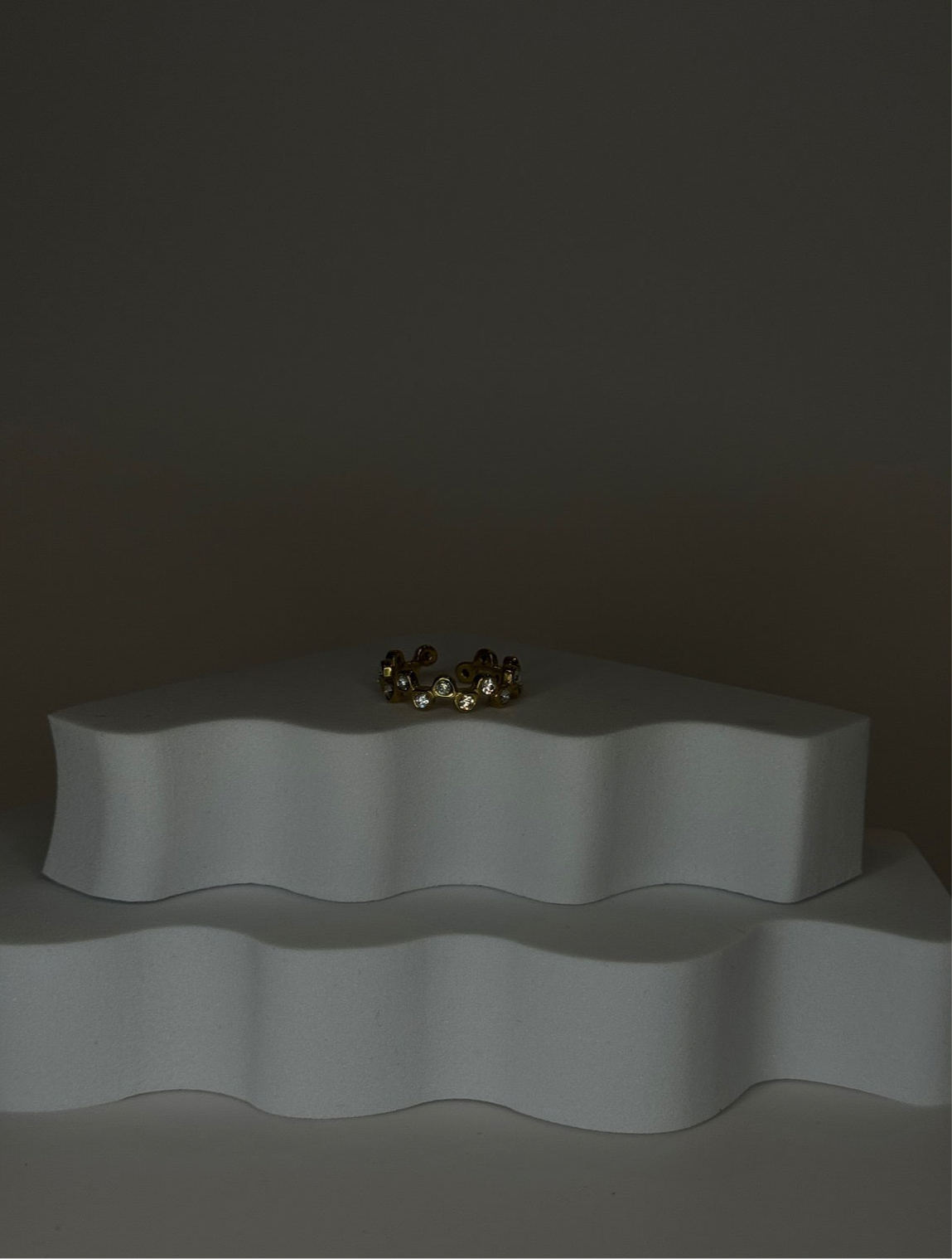 Silver & Gold Sparkly Ring