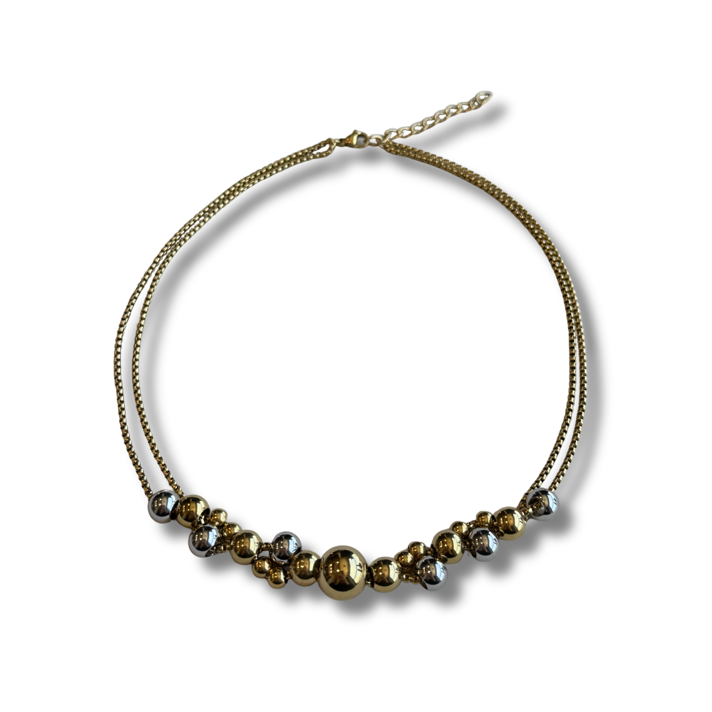 Two Tone Bead Necklace