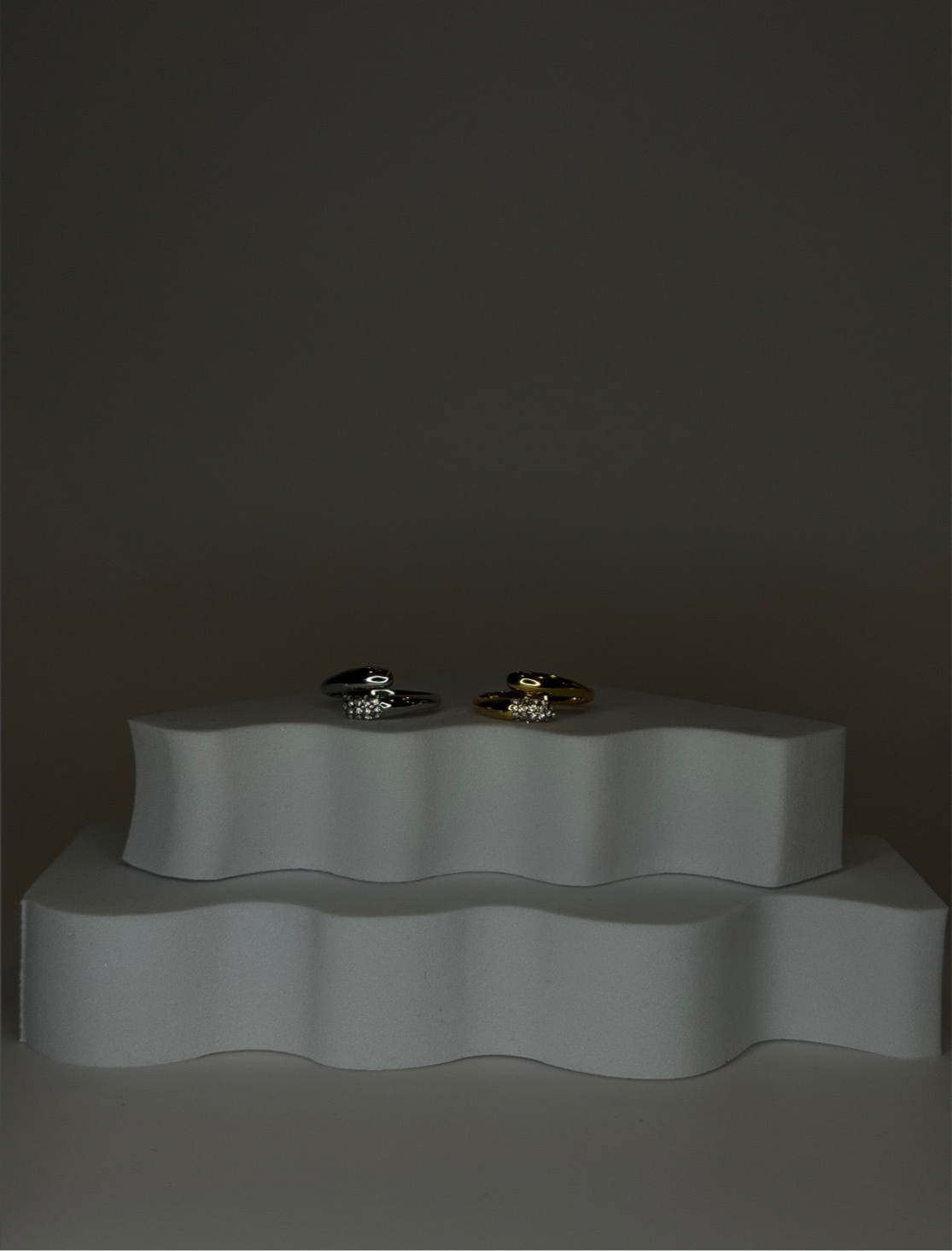 Looped Sparkly Ring