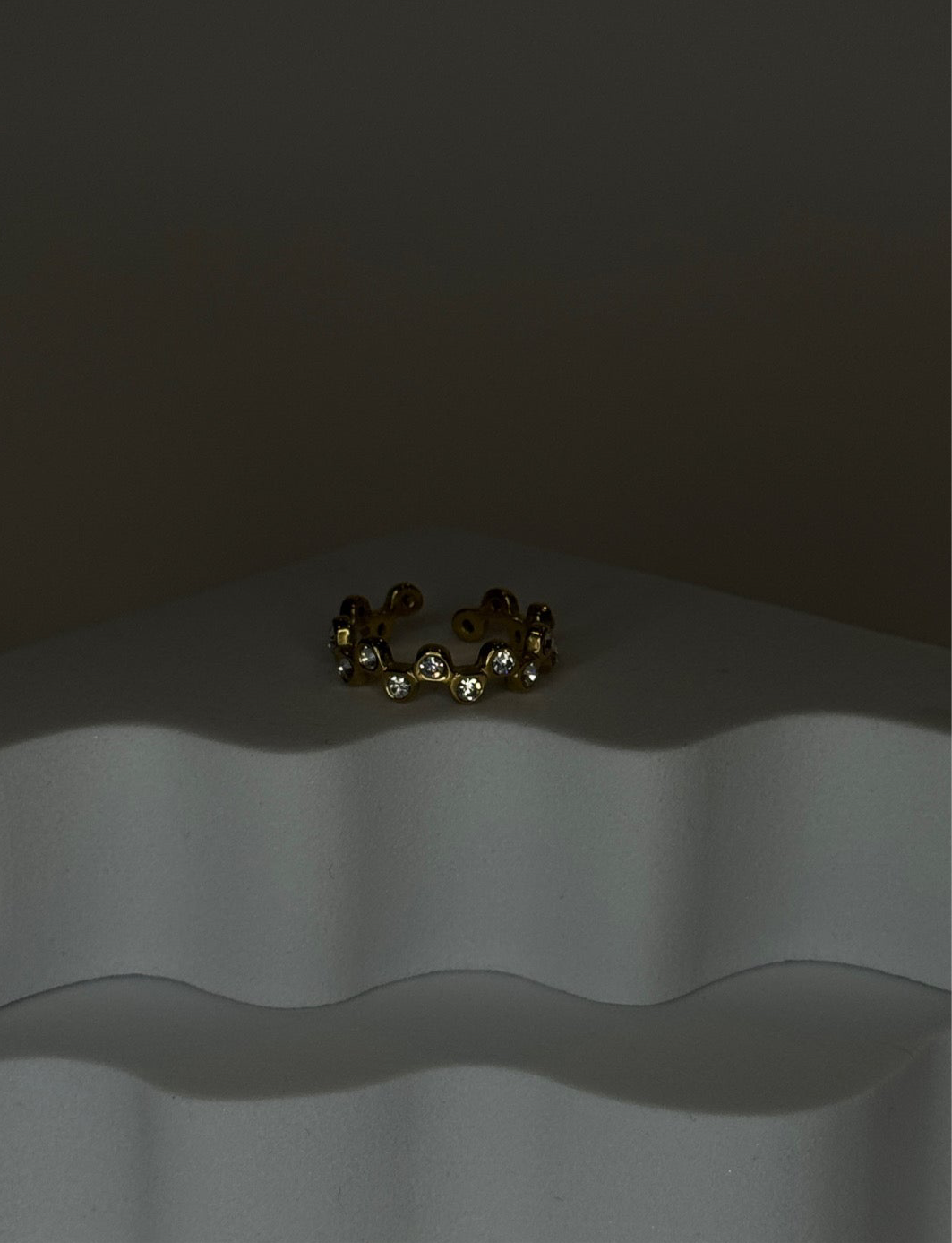 Silver & Gold Sparkly Ring