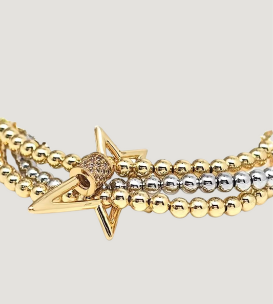 Sparkly Mixed Metals Bracelets