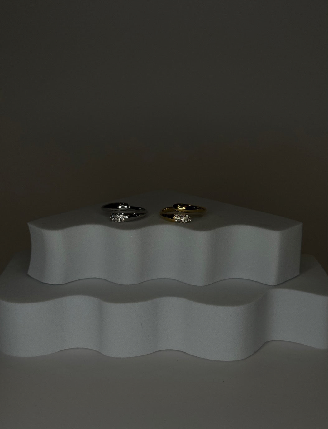 Looped Sparkly Ring