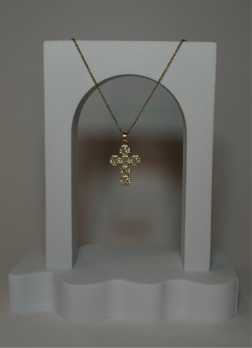 Sparkly Cross Necklace
