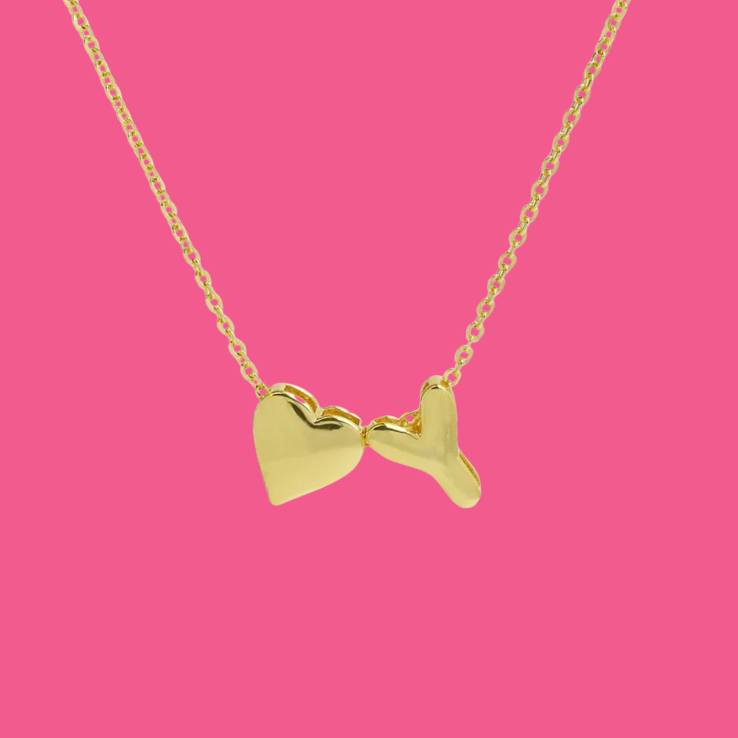 Heart Initial Necklace