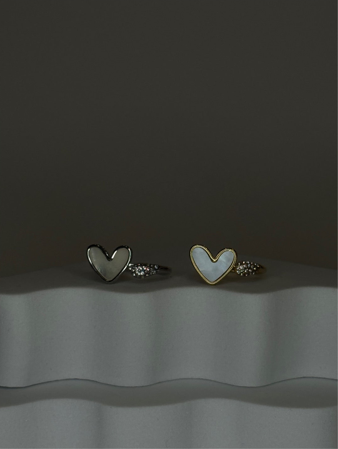 Sparkly Heart Ring