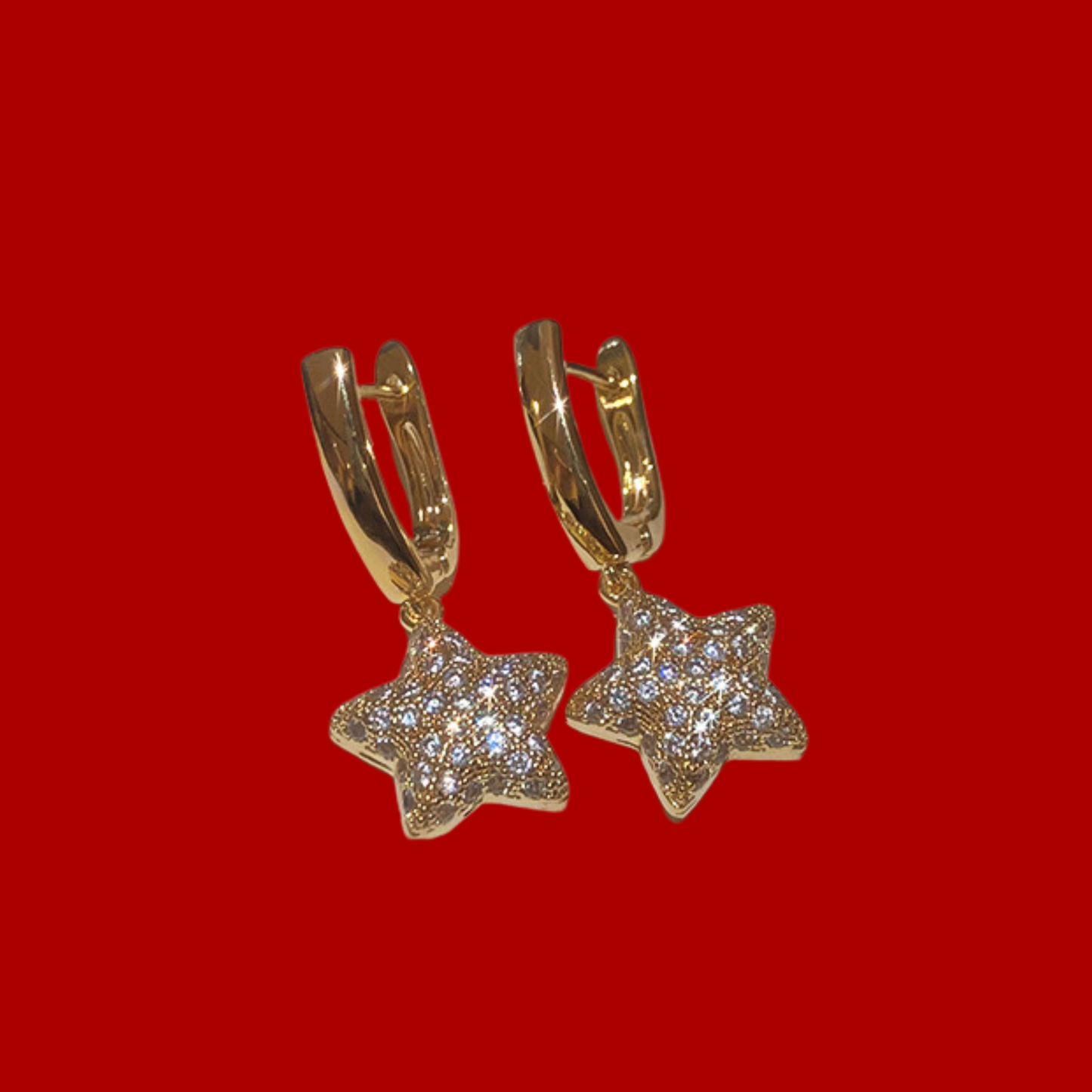 Sparkly Star Earrings