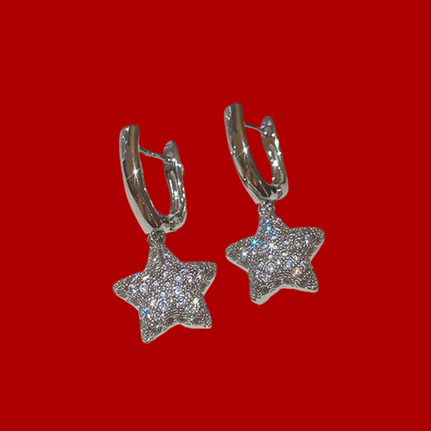 Sparkly Star Earrings