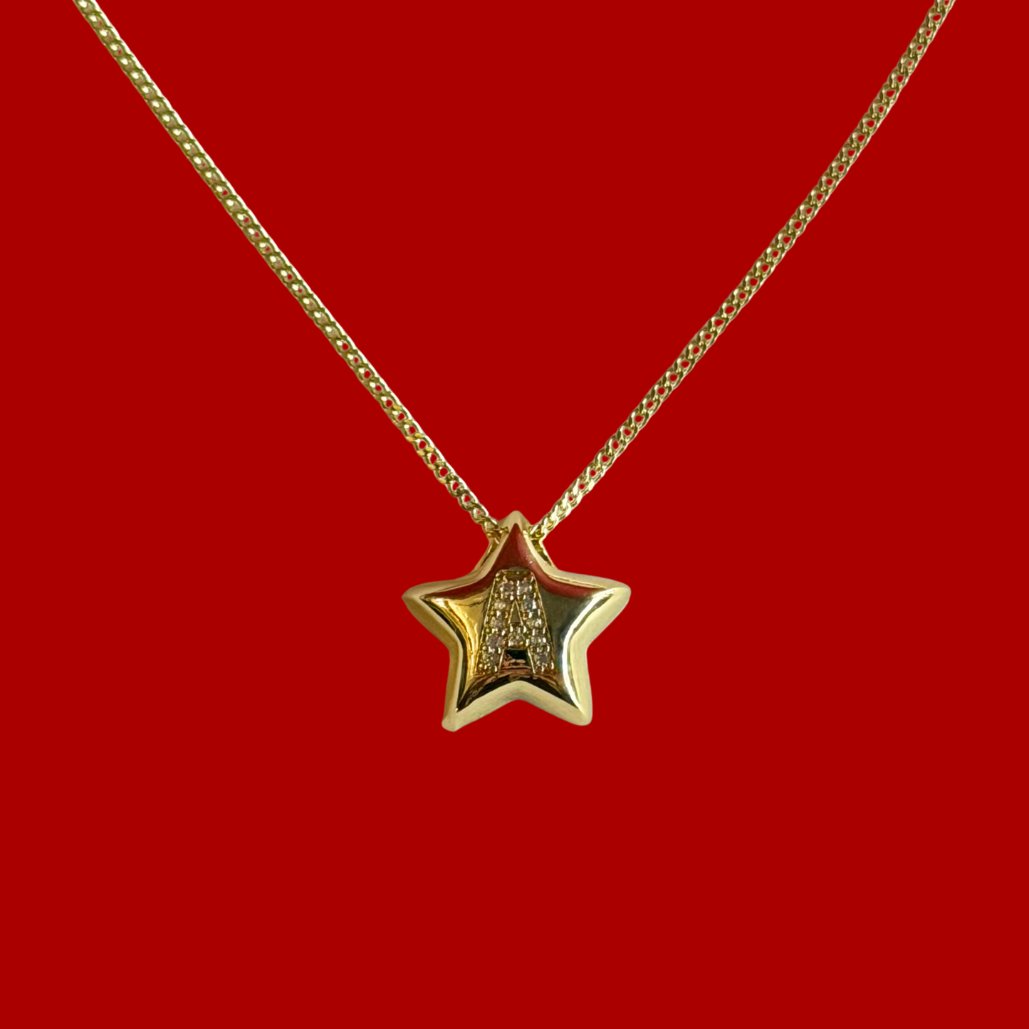 Star Initial Necklace