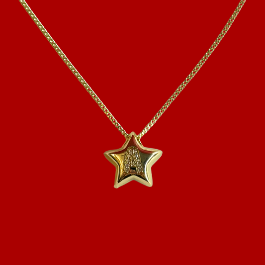 Star Initial Necklace